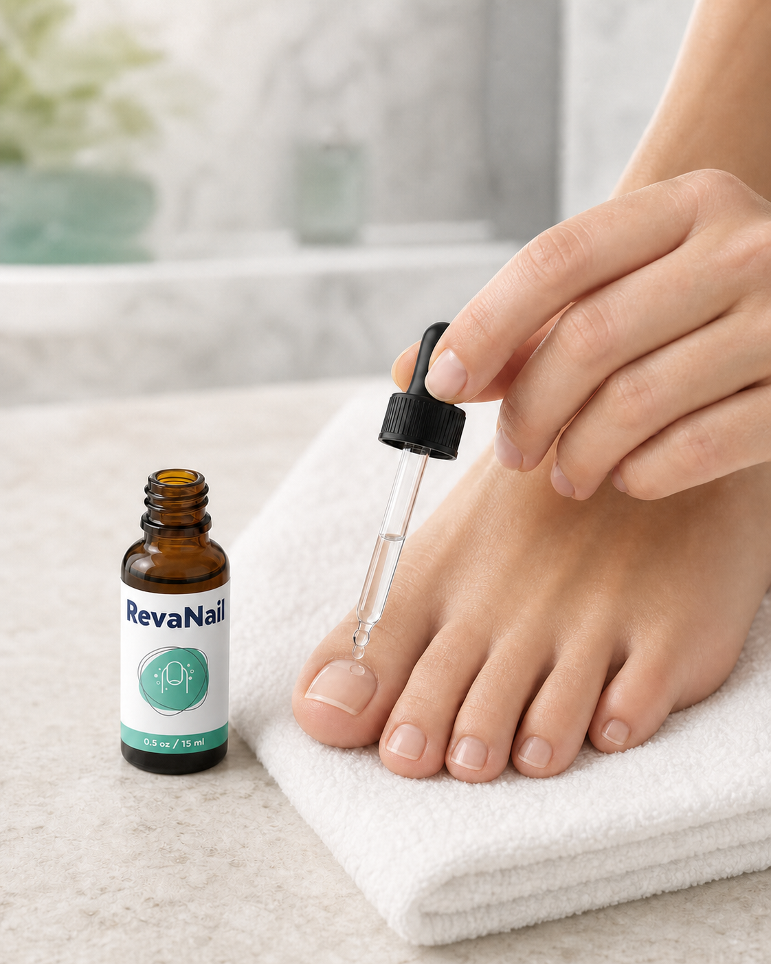 How to apply RevaNail with the brush applicator